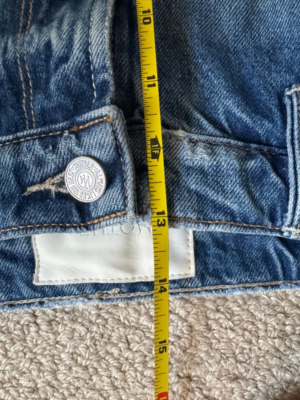 Mother Superior High Waisted Tunnel Vision Sneak in Take Me Higher Size 28 - Picture 10 of 13